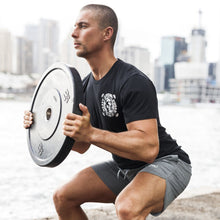 Load image into Gallery viewer, The WOD Life - Men's Flex Shorts 2.0 - Light Grey Marle