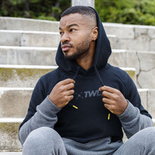 Load image into Gallery viewer, The WOD Life - Outrider Overhead Hoodie - BLACK/CHARCOAL MARL