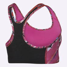 Load image into Gallery viewer, Nike Swoosh - Women's Medium Support Sports Bra - Active Fuchsia/Black/Black