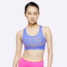 Load image into Gallery viewer, Nike - Women's Medium-Support Sports Bra - SAPPHIRE/POLLEN RISE
