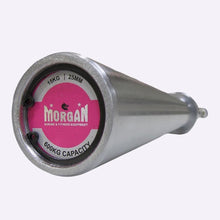 Load image into Gallery viewer, 15kg MORGAN LADIES CROSS FUNCTIONAL FITNESS OLYMPIC BARBELL - 600kg Max capacity
