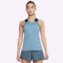 Load image into Gallery viewer, Nike - Pro Women's Tank - VALERIAN BLUE/PURE/BLACK/BLACK

