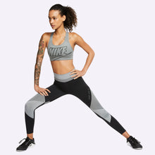 Load image into Gallery viewer, Nike - Women's Medium-Support Sports Bra - SMOKE GREY/PURE/BLACK
