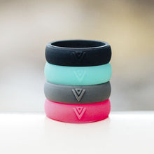 Load image into Gallery viewer, Vidaband Silicone Ring - Aqua - Women's
