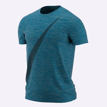 Load image into Gallery viewer, Nike Breathe - Men's Short-Sleeve Hyper Dry Training Top - Green Abyss/Celestial Teal/Black
