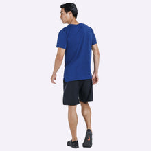 Load image into Gallery viewer, Nike - Dri-FIT Breathe Men's Short-Sleeve Training Top - Blue Void/Heather/White
