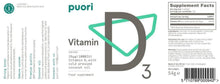 Load image into Gallery viewer, Puori D3 - 6 Units
