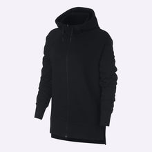 Load image into Gallery viewer, Nike Dry - Women's Full-Zip Training Hoodie - Black/Black
