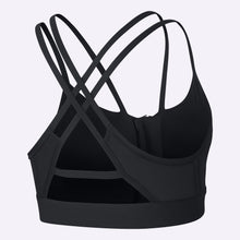 Load image into Gallery viewer, Nike Indy - Women's Zip Light Support Sports Bra - Black/Black/White
